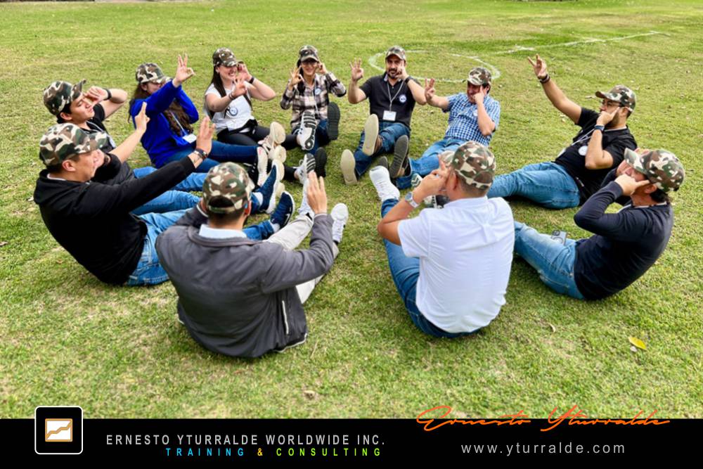 Formación al aire libre con dinámicas de Team Building orientadas a resultados sostenibles